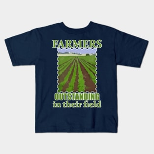 Farmers Outstanding in their Field Kids T-Shirt